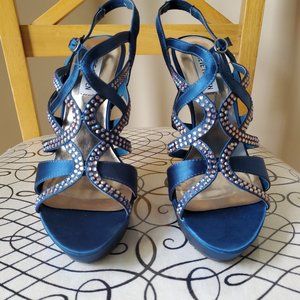 Steve Madden Strappy Rhinestone Heels